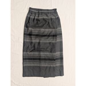 Vintage Ralph Lauren Wool Wrap Maxi Skirt Size 8